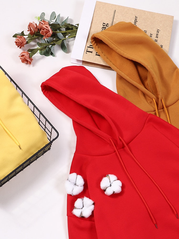 Casual Hoodies Loose Tops