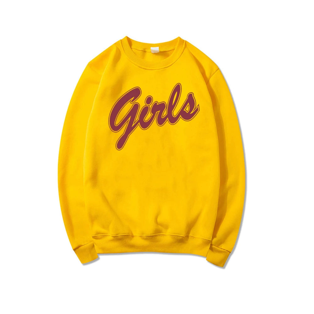 Girls Crewneck  Streetwear Casual Top