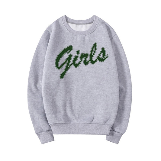 Girls Crewneck  Streetwear Casual Top