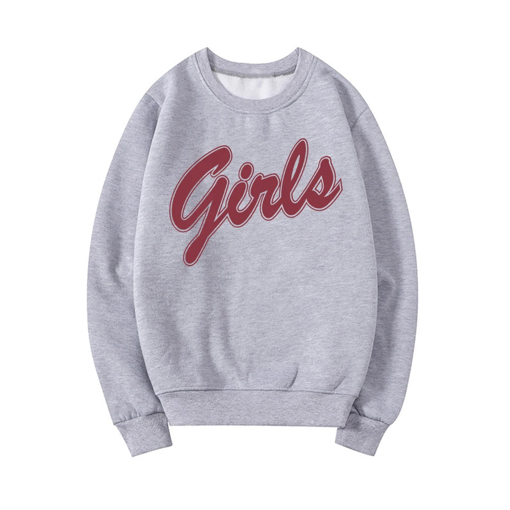 Girls Crewneck  Streetwear Casual Top