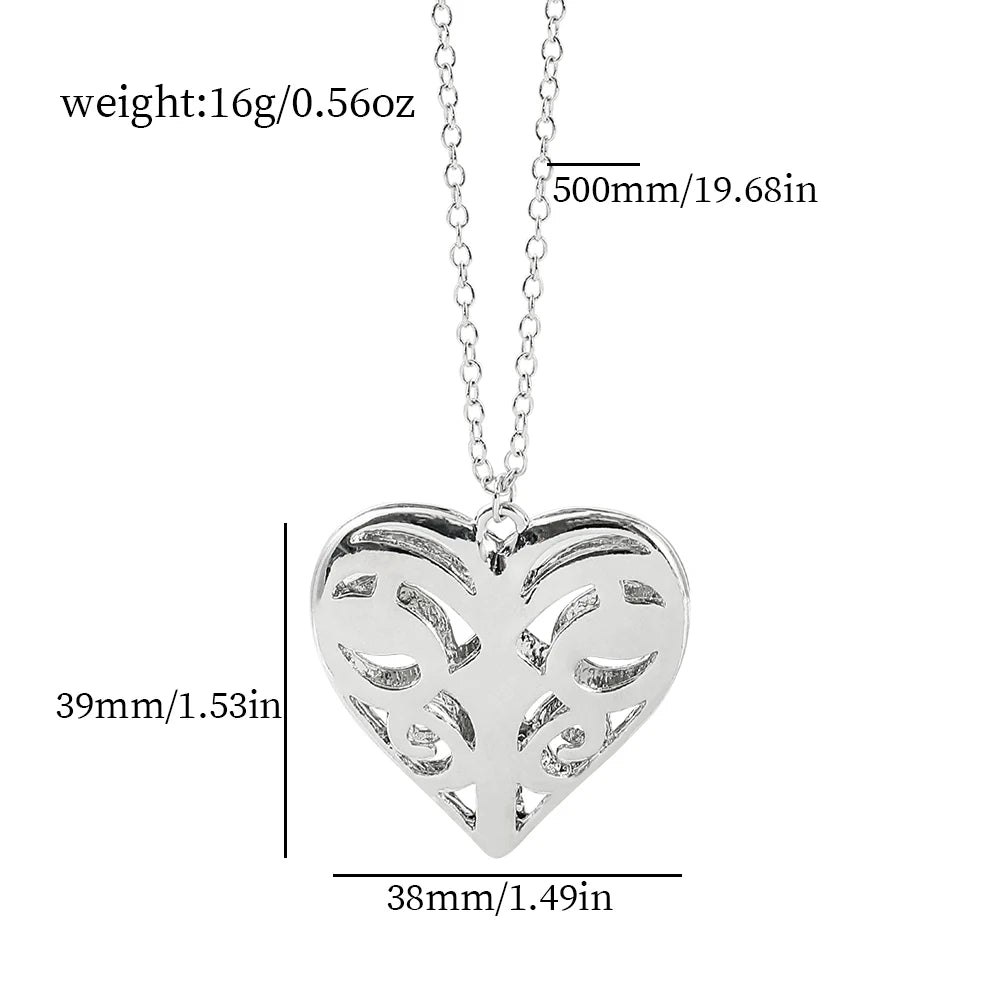 Heart Locket Real Vervain Fashion Pendant Jewelry