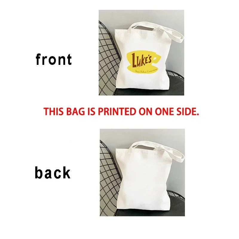 Shoulder Bag Casual Resuable Eco Canvas Shopping Bags