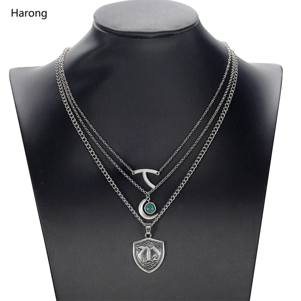Wishbone Crest Pendant