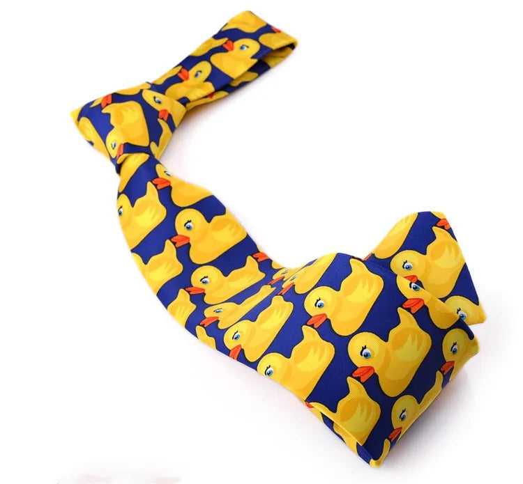 Yellow Rubber Duck Neck Tie