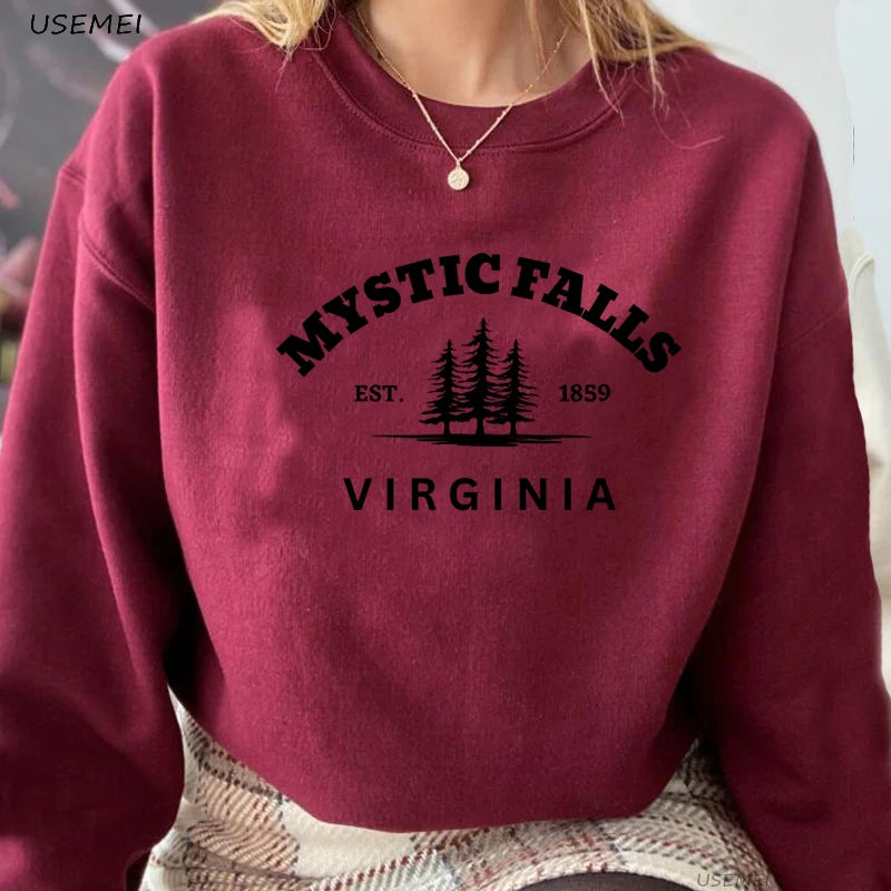 Crewneck Trendy Sweatshirt