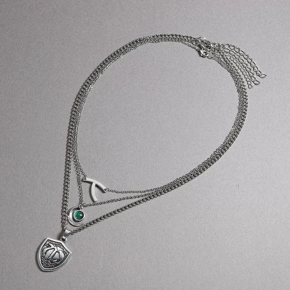 Wishbone Crest Pendant