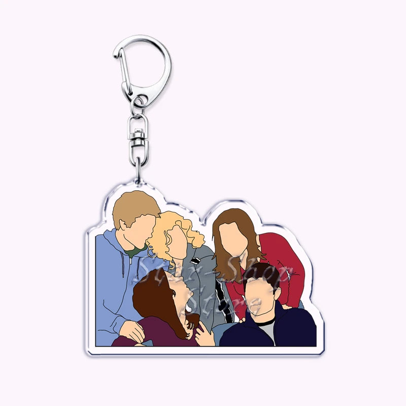 New Keyring for Accessories Bag Pendant Key Chain Ring Jewelry Gifts