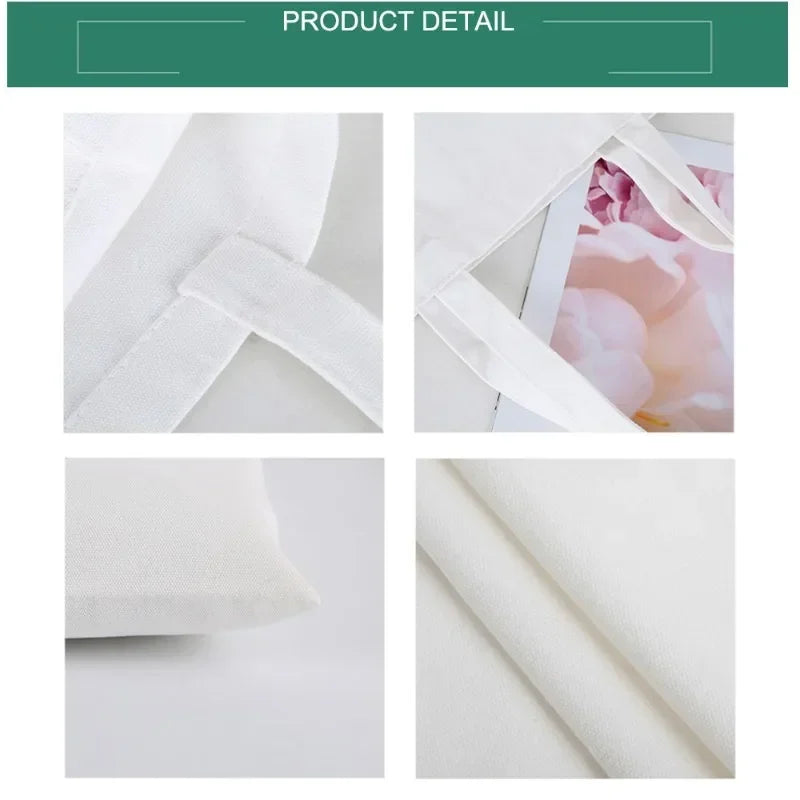 Shoulder Bag Casual Resuable Eco Canvas Shopping Bags