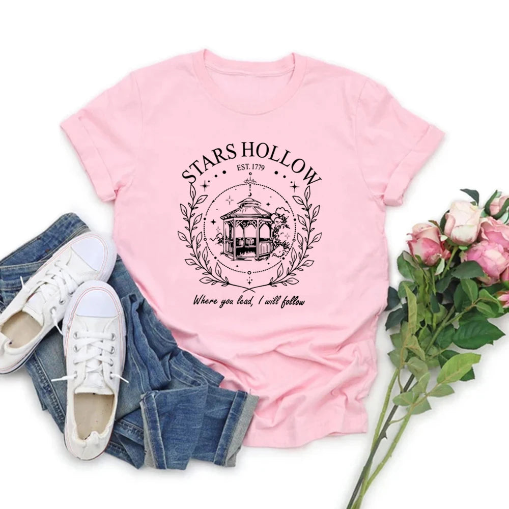 Casual Short Sleeve Women  Tee Streetwear Women Tops