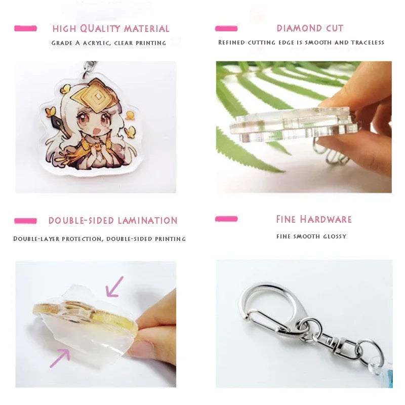 New Keyring for Accessories Bag Pendant Key Chain Ring Jewelry Gifts