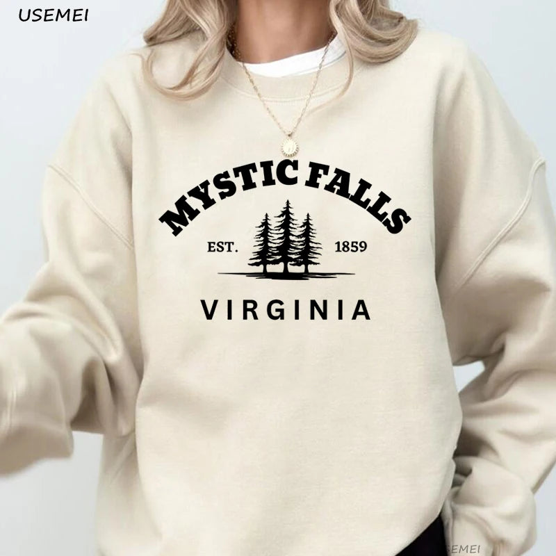 Crewneck Trendy Sweatshirt