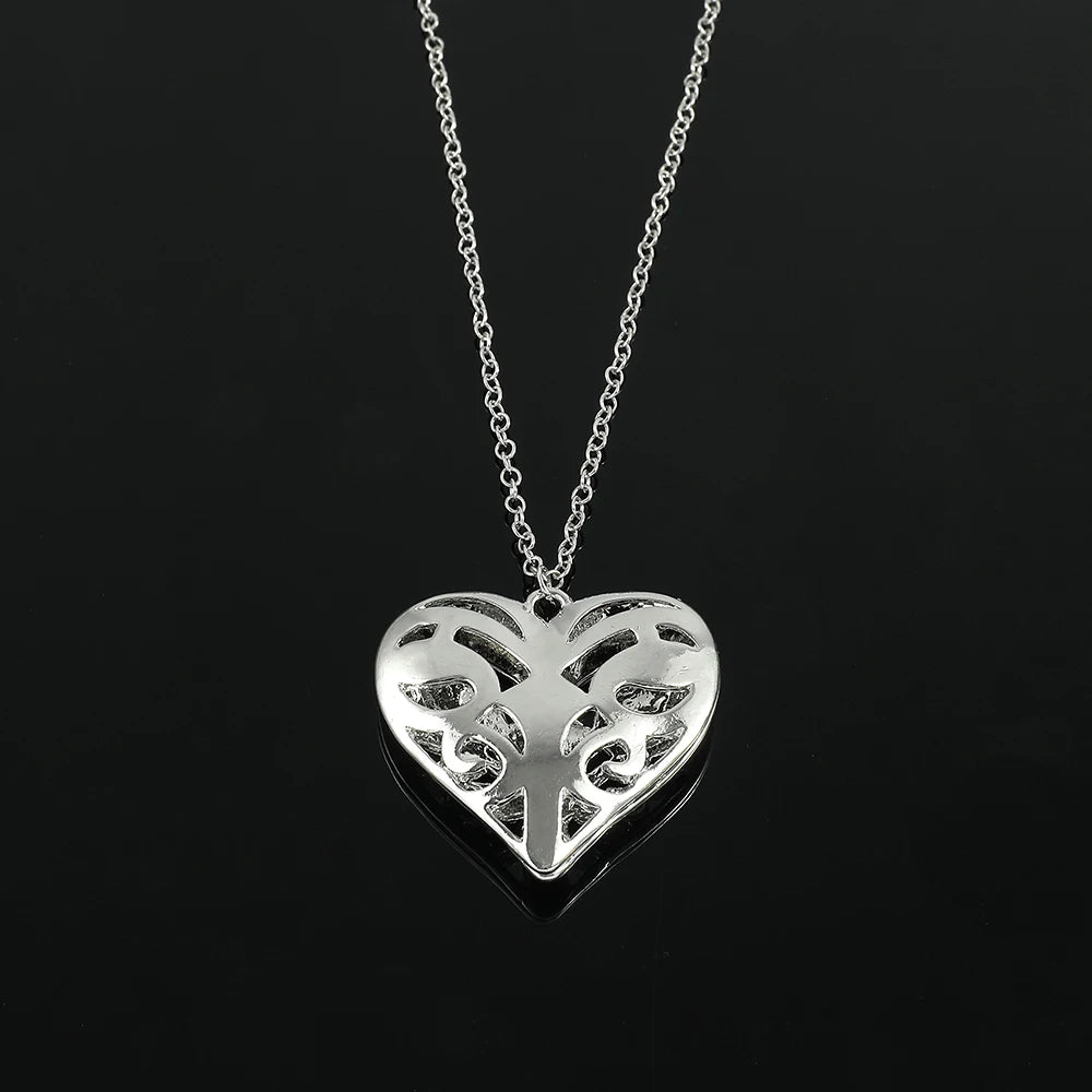 Heart Locket Real Vervain Fashion Pendant Jewelry
