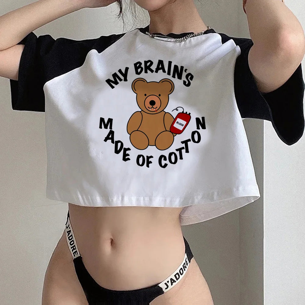 gothic  streetwear  cropped