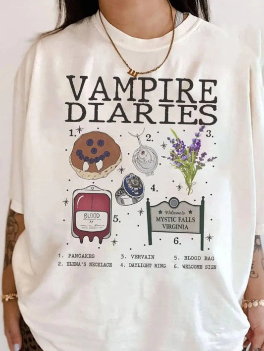 Casual Print T-shirt Unisex