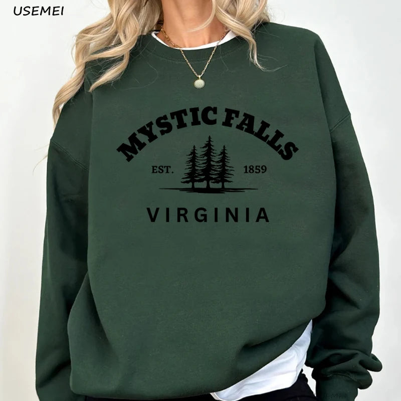 Crewneck Trendy Sweatshirt