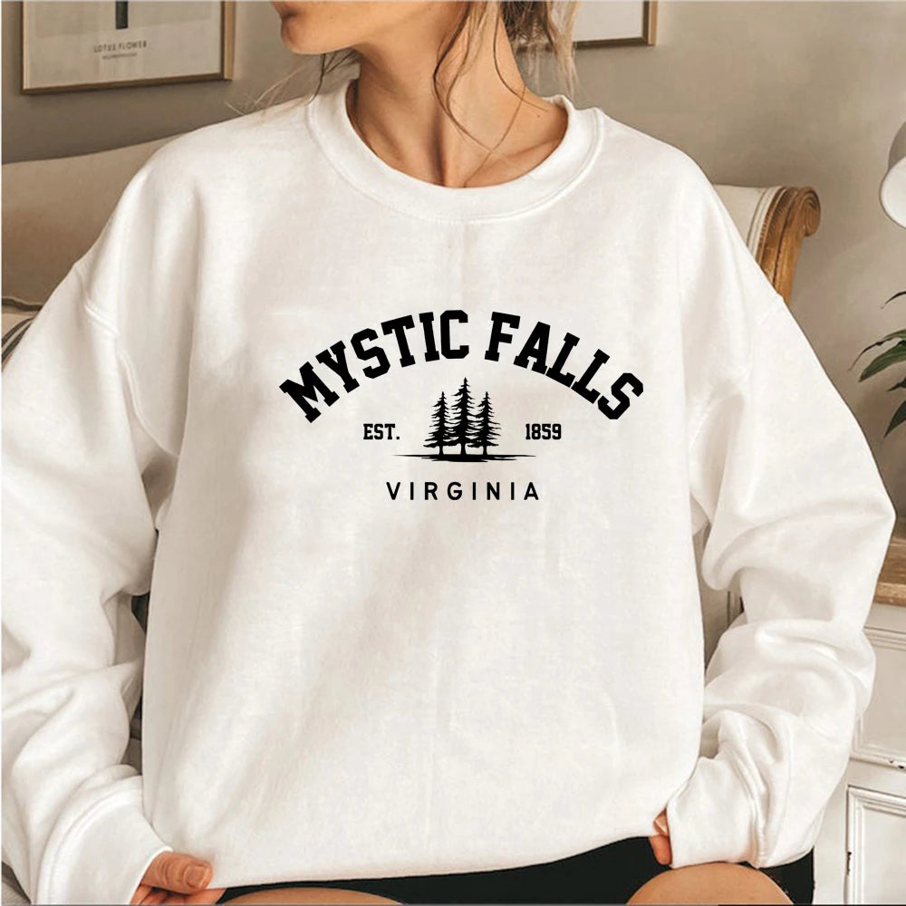Unisex Long Sleeve Crewneck Pullovers Hoodies Casual Sweater