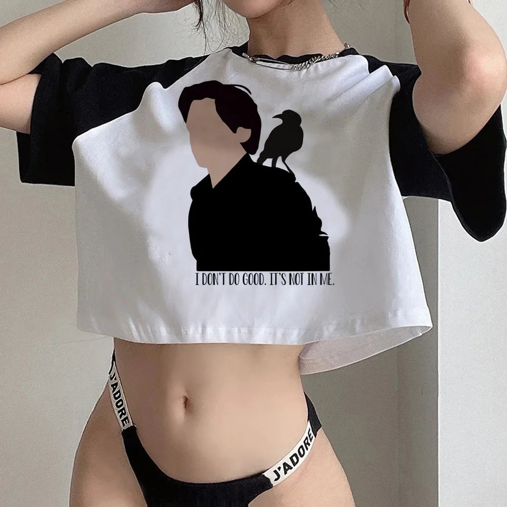 gothic  streetwear  cropped