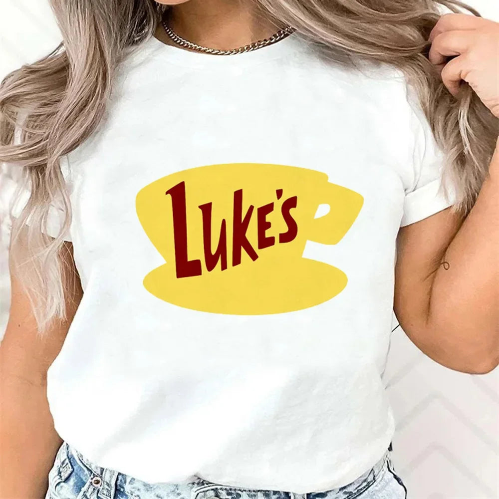 Top Female Graphic Casual Tee