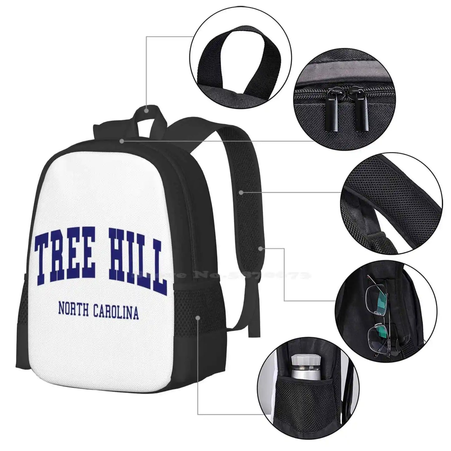 College Style Large Capacity School Backpack