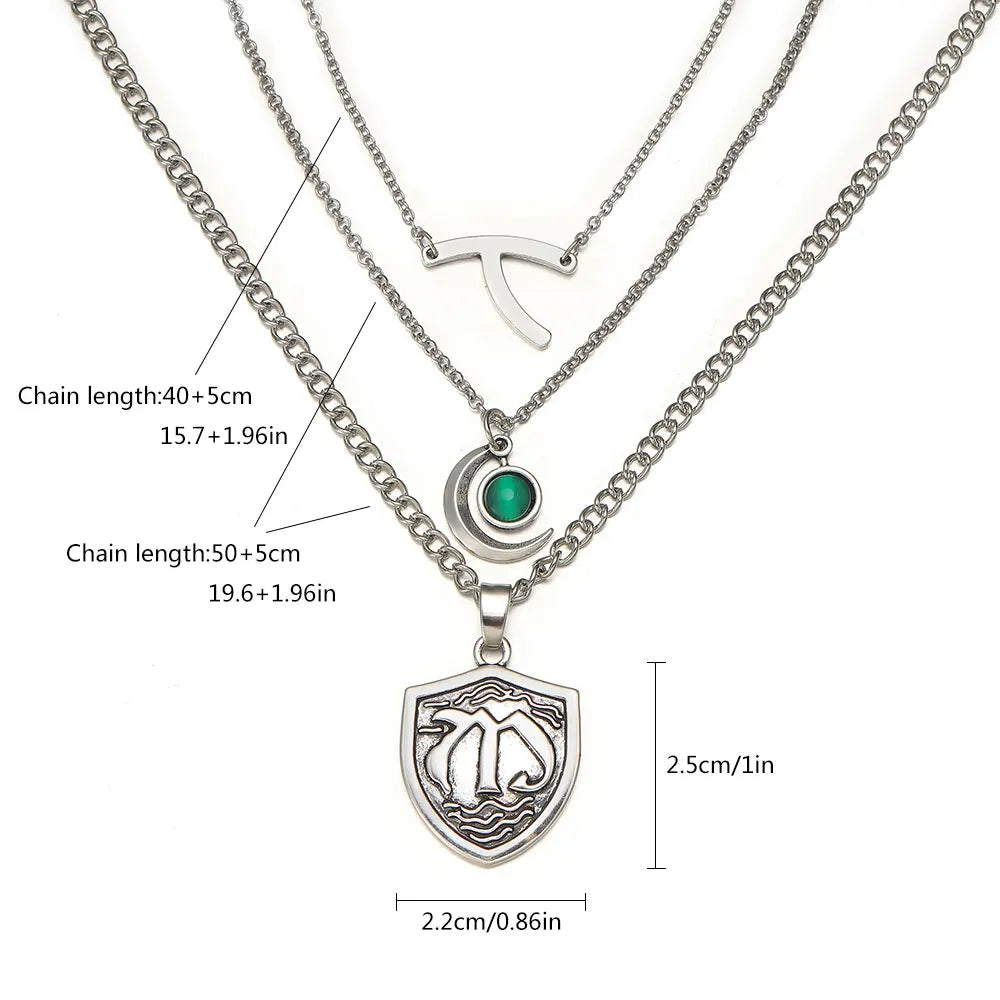 Wishbone Crest Pendant