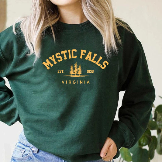 Unisex Long Sleeve Crewneck Pullovers Hoodies Casual Sweater