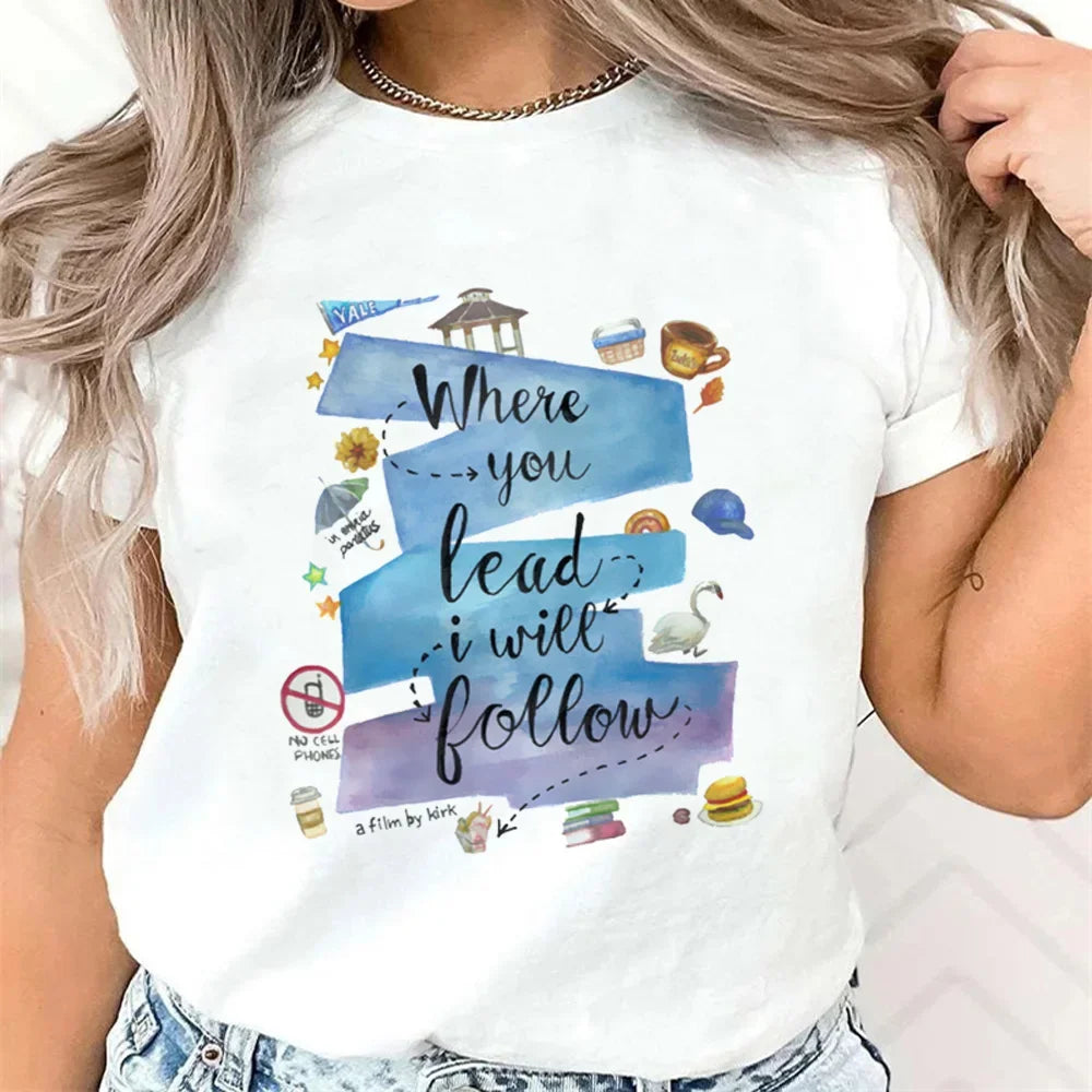 Top Female Graphic Casual Tee