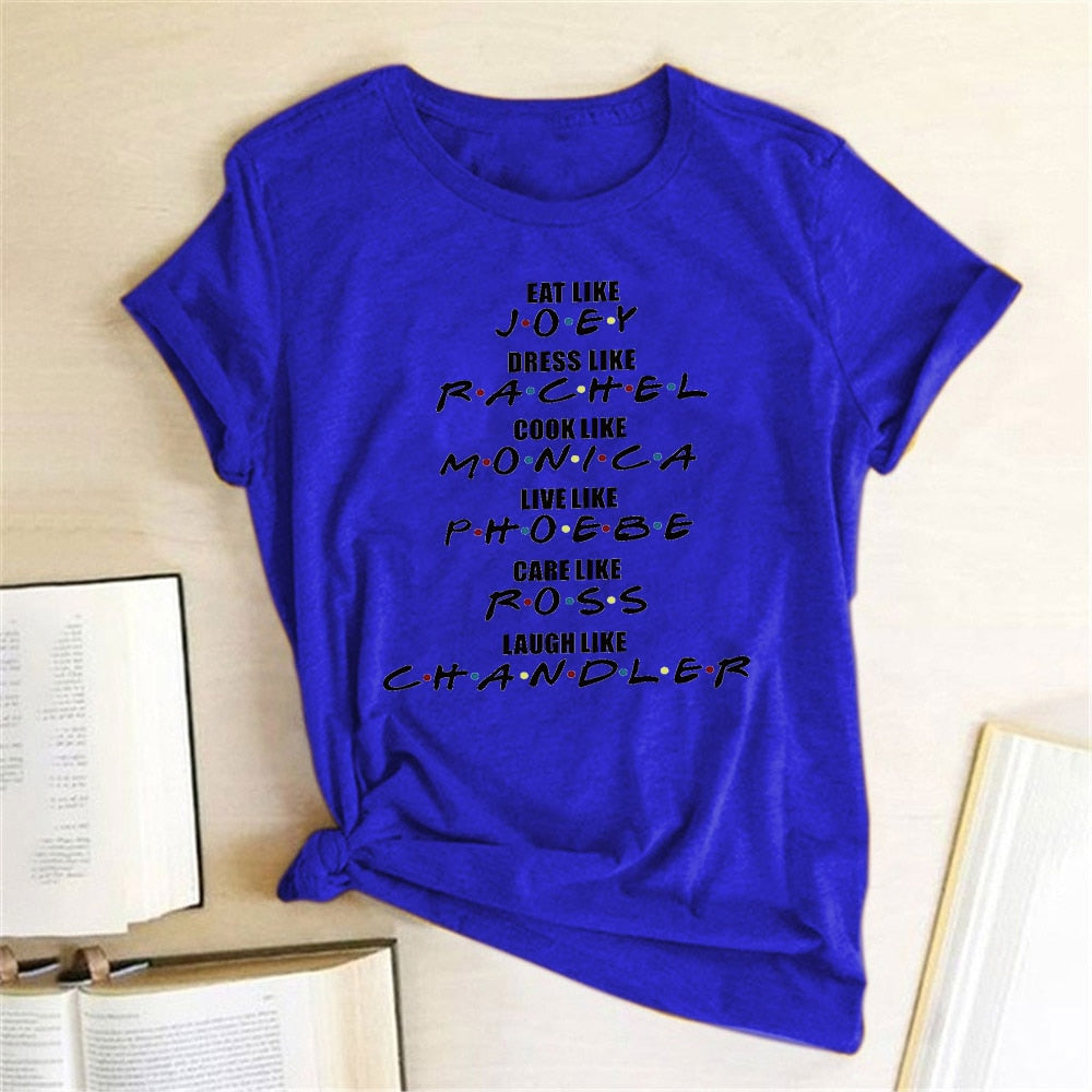 Letter Printed Tshirts Short Sleeve Graphic Tees Tops