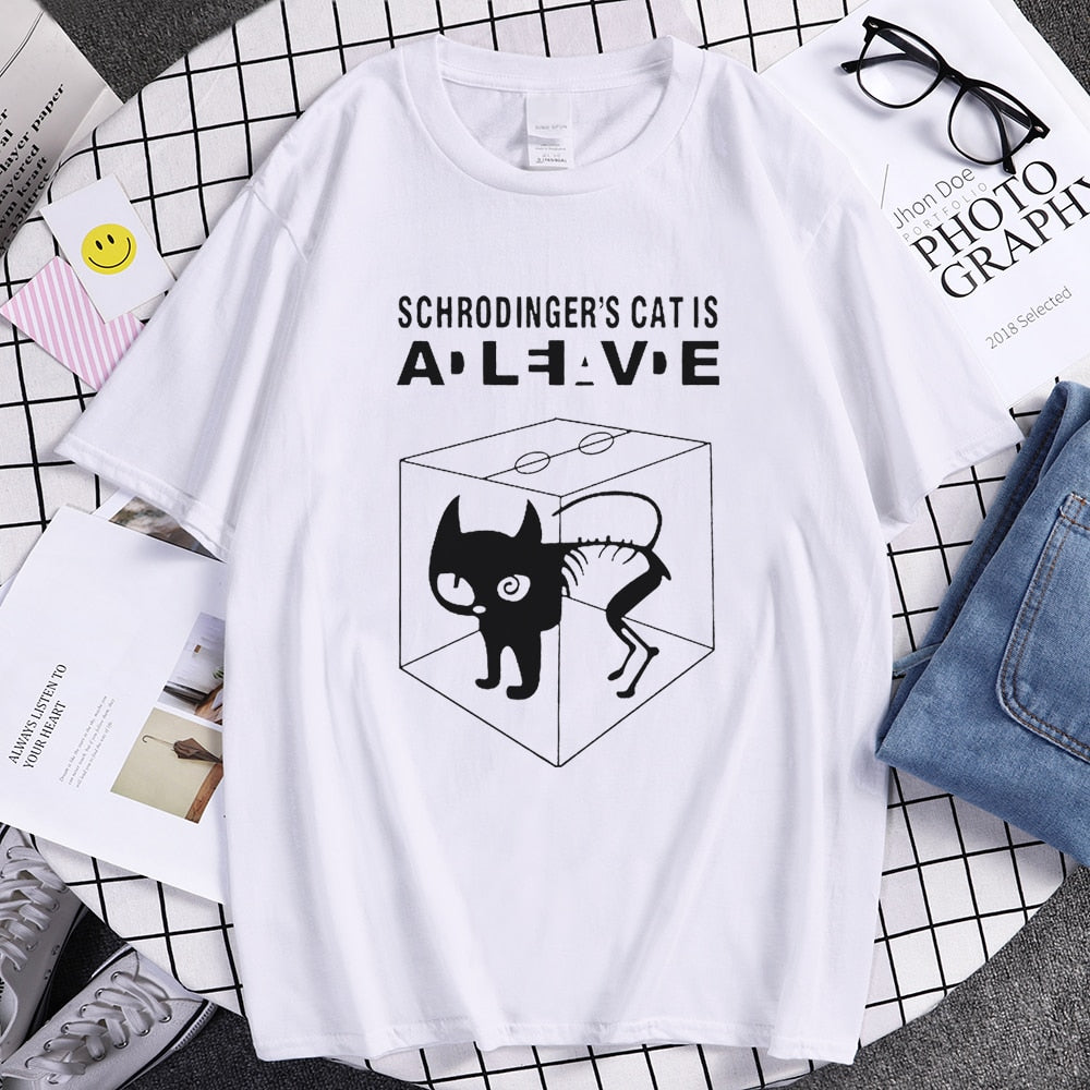 Schrodinger's Cat casual t shirt