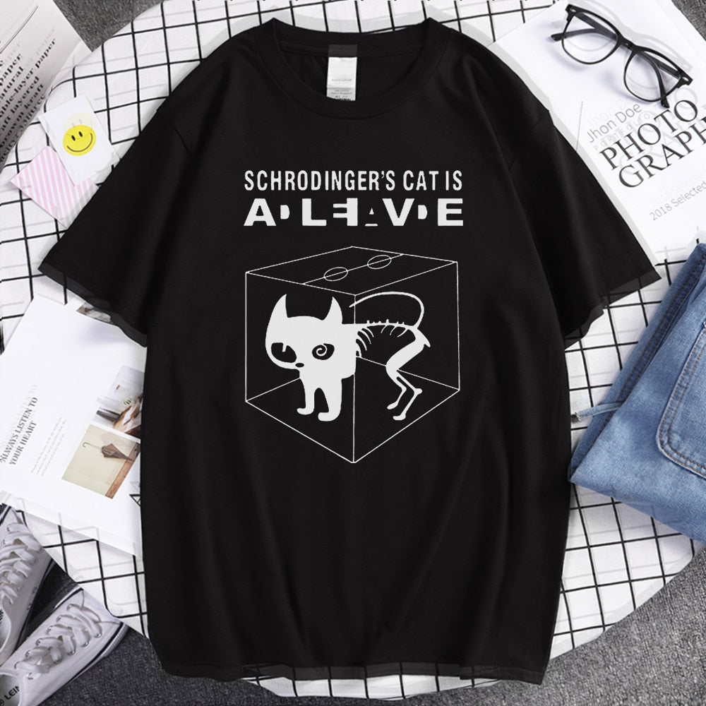 Schrodinger's Cat casual t shirt