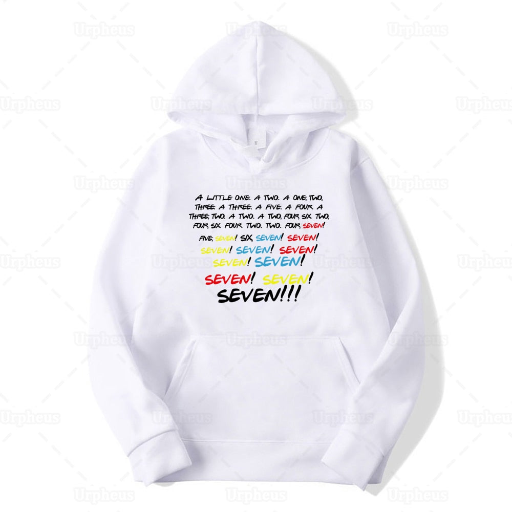 Monica Seven Print Sweatshirt Hoodies