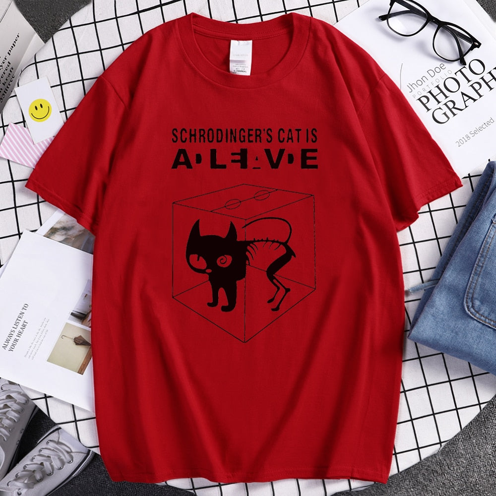 Schrodinger's Cat casual t shirt