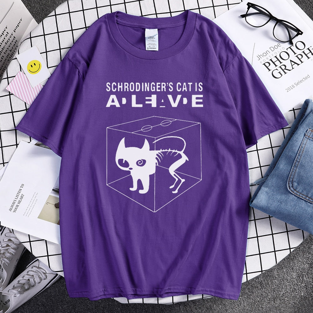 Schrodinger's Cat casual t shirt