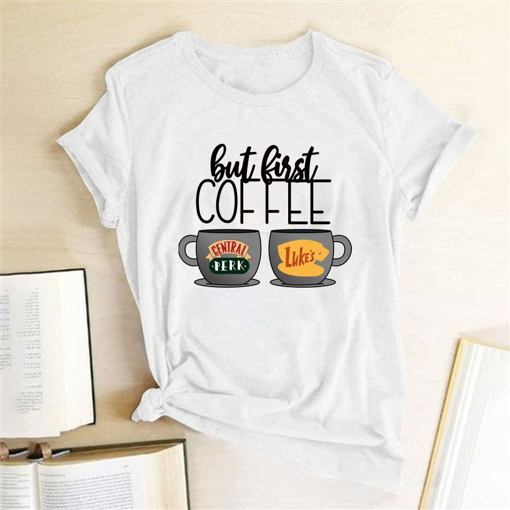 Coffee Printing Tshirt
