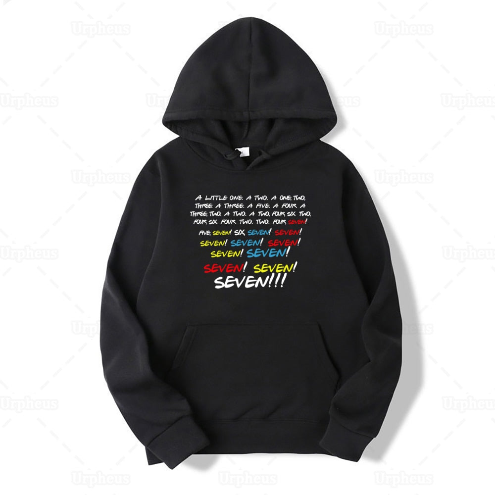 Monica Seven Print Sweatshirt Hoodies