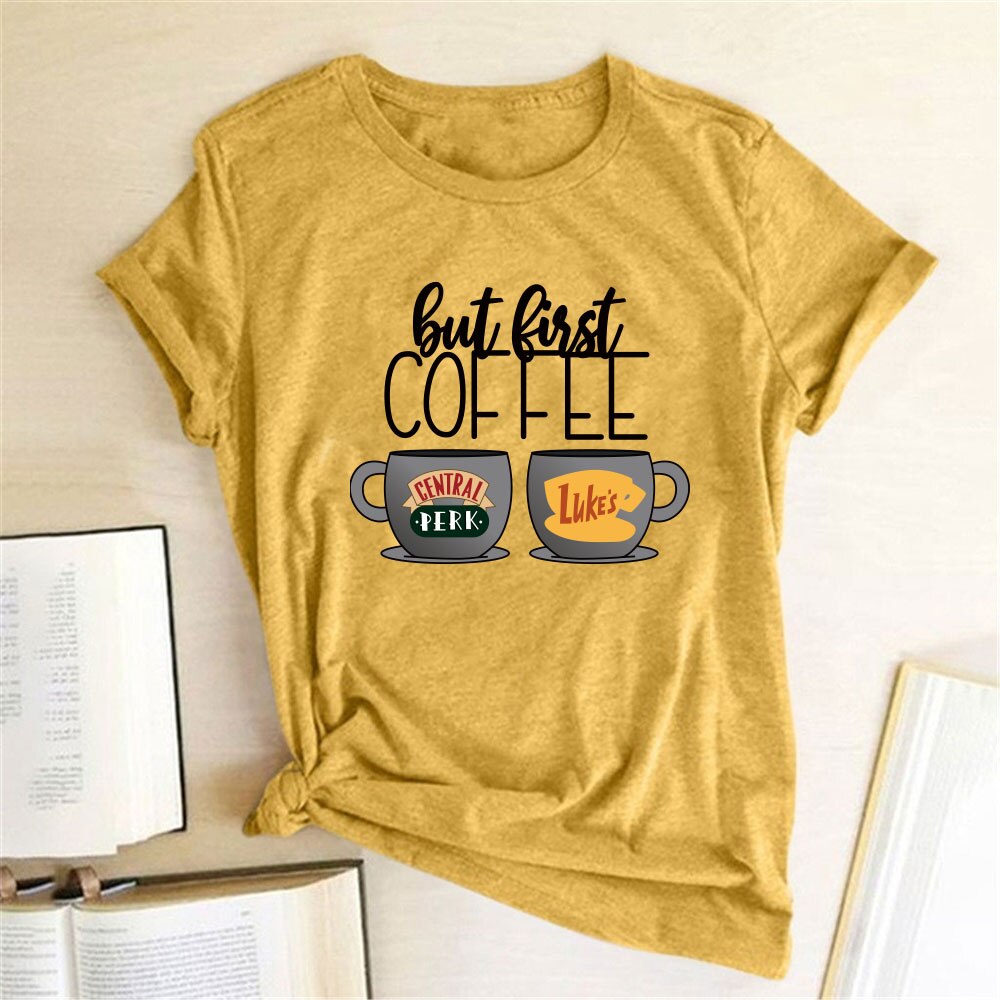 Coffee Printing Tshirt