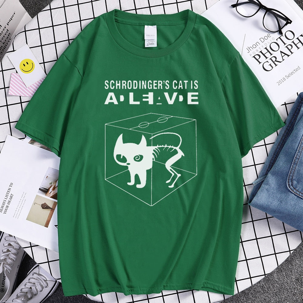 Schrodinger's Cat casual t shirt