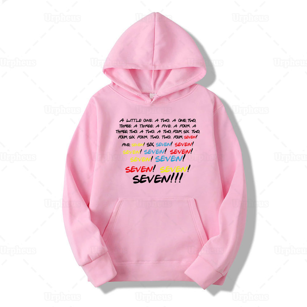 Monica Seven Print Sweatshirt Hoodies