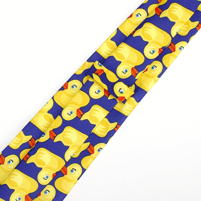 Ducky Tie Yellow Rubber Duck Necktie