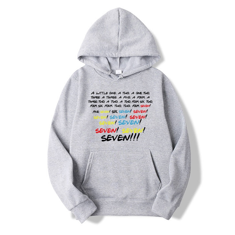 Monica Seven Print Sweatshirt Hoodies