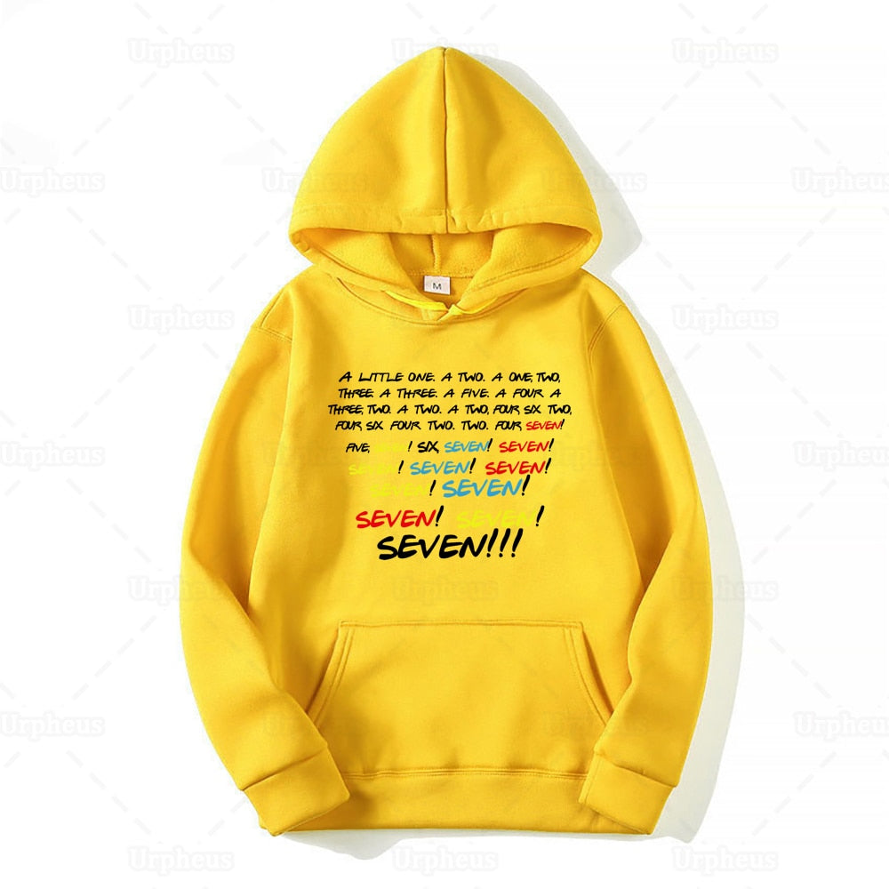 Monica Seven Print Sweatshirt Hoodies