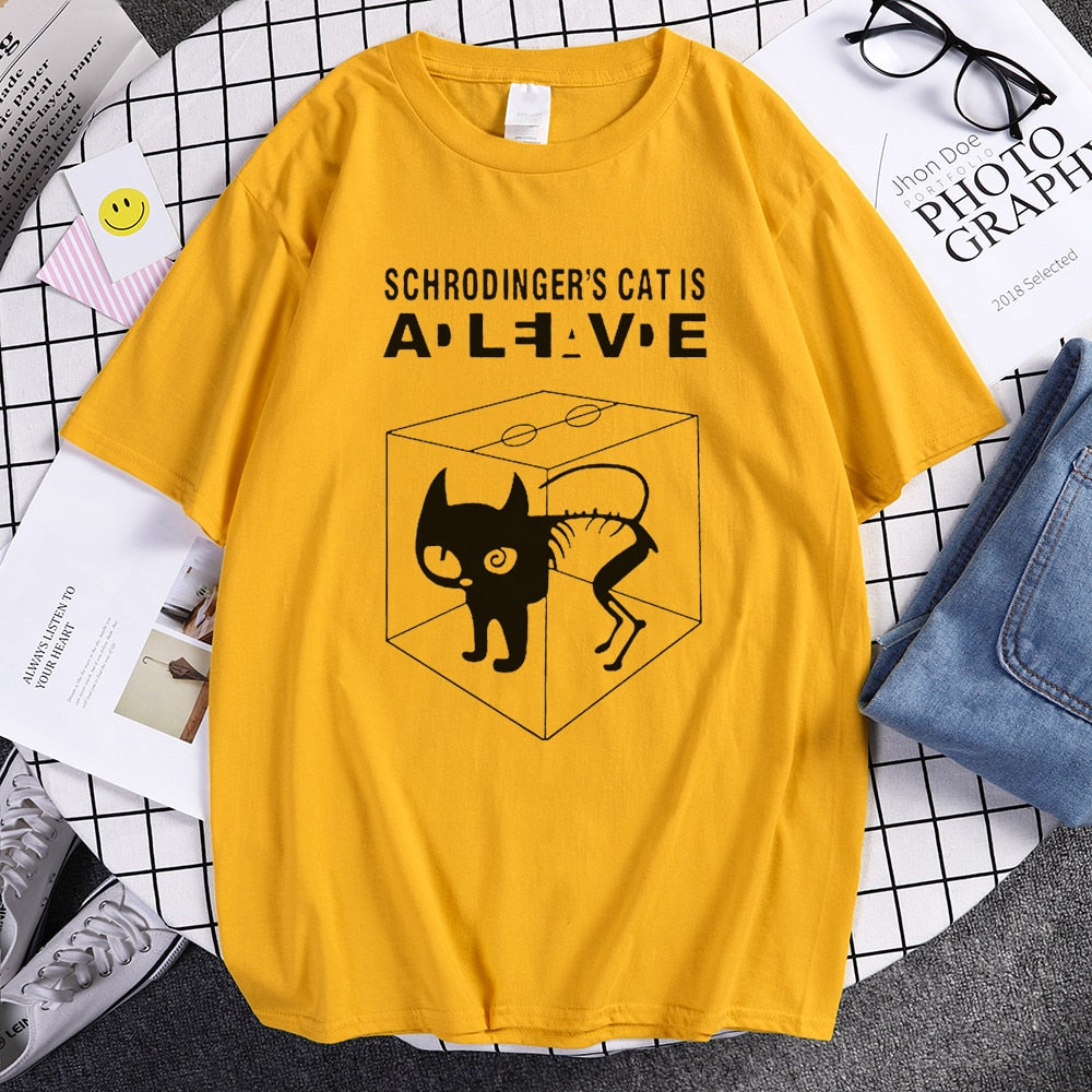 Schrodinger's Cat casual t shirt