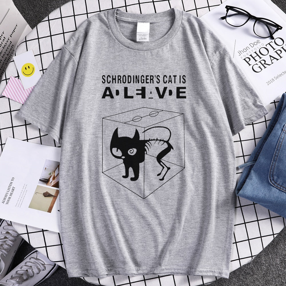 Schrodinger's Cat casual t shirt