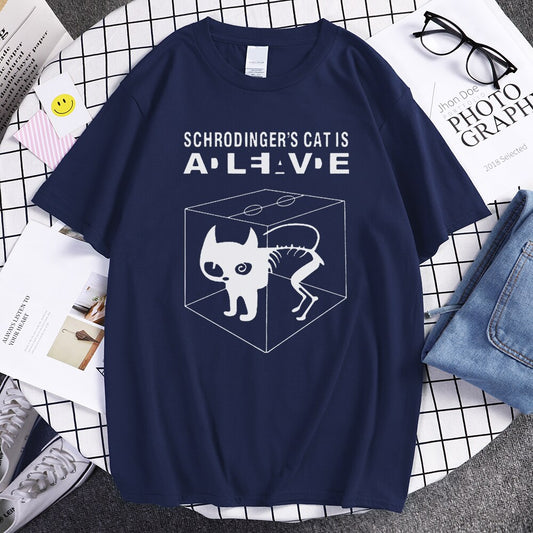 Schrodinger's Cat casual t shirt