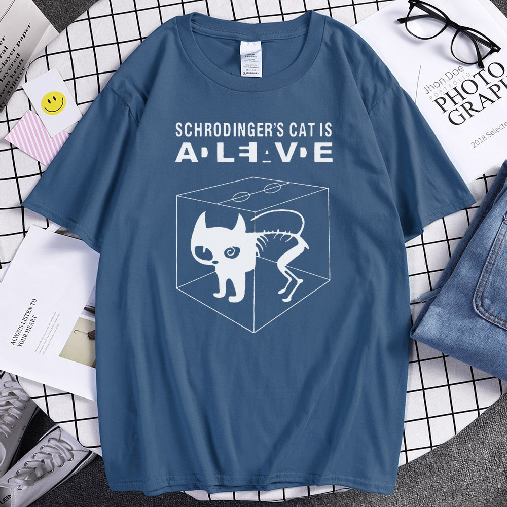 Schrodinger's Cat casual t shirt