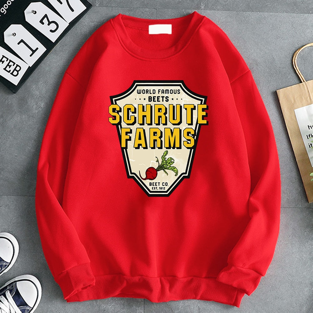 Hoodie Loose Vintage  Crewneck  Sweatshirt