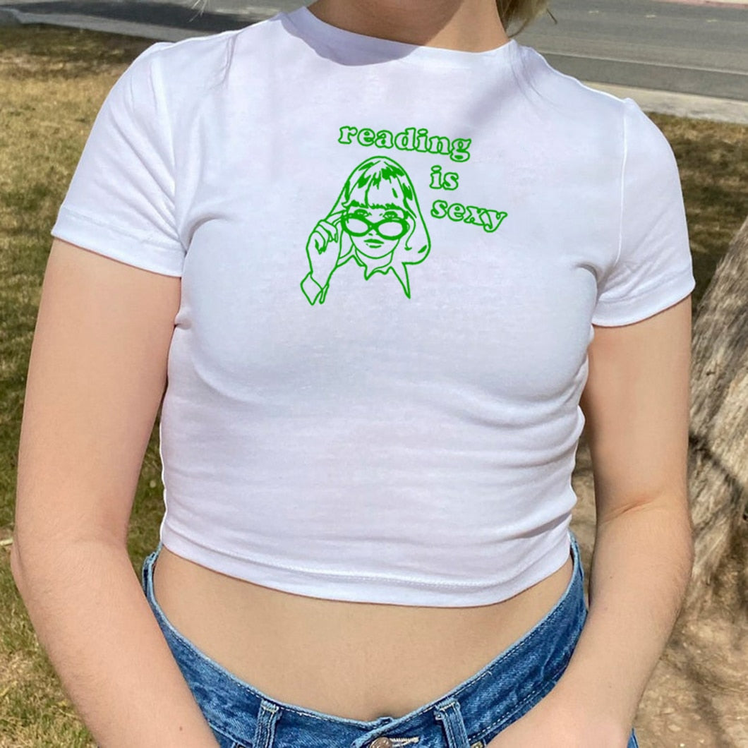 Reading Is Sexy Crop Top