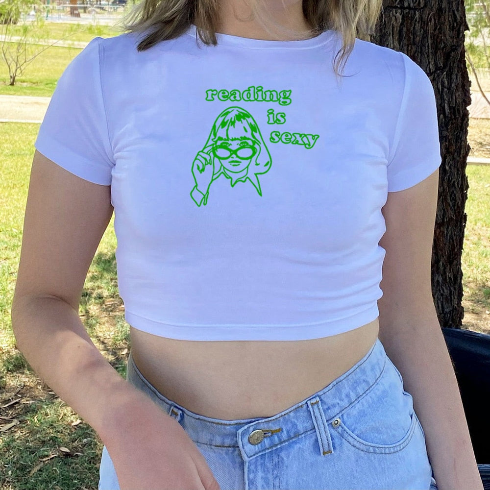 Reading Is Sexy Crop Top