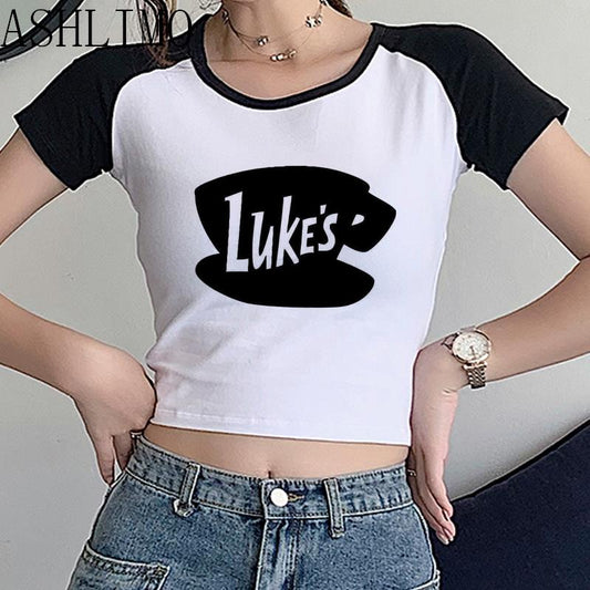 Luke's Coffee Crop Top