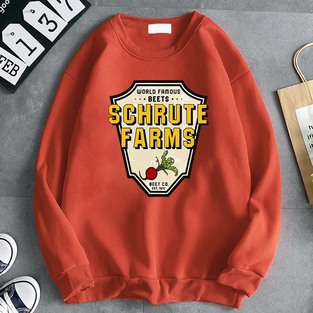 Hoodie Loose Vintage  Crewneck  Sweatshirt