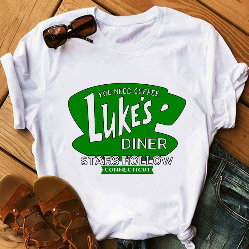 Luke'S Diner But First Coffee  Tshirt